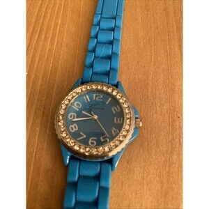 geneva watches women Blue Watch New Battery